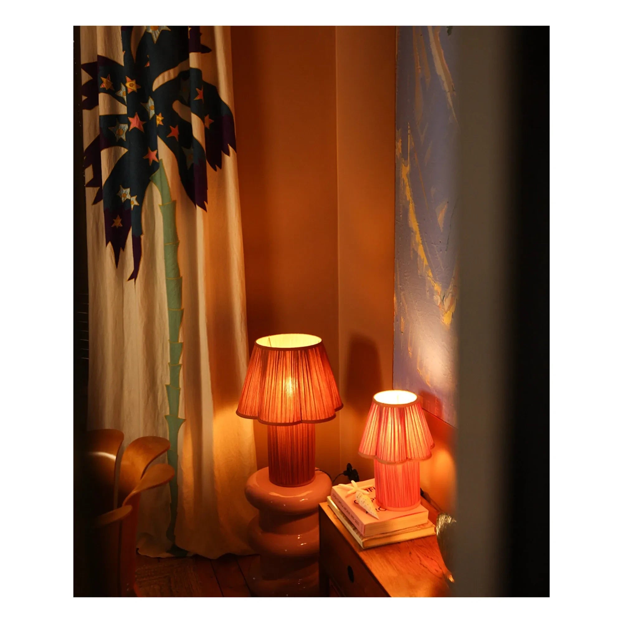 Doing Goods - Myra Seiden-Tischlampe | Fuchsia