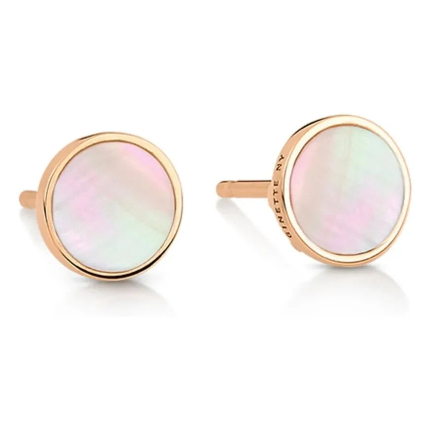 Ginette NY - Disc Ever Küpeler | Pembe İnci Nacre