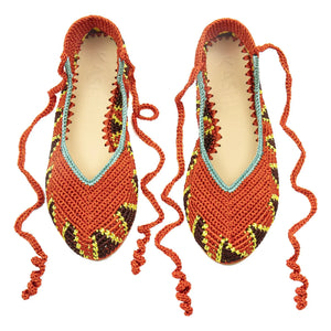 Kashura - High Ballet Flats Lobster Orange | Orange