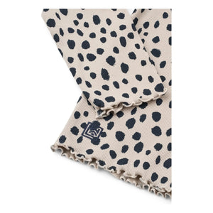 Liewood - Nieve Leopard Bio-Baumwoll-Ripp-T-Shirt | Oatmeal