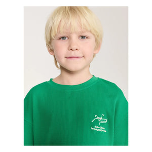 Bobo Choses - Krokodil-T-Shirt und Shorts aus Bio-Baumwolle | Grün