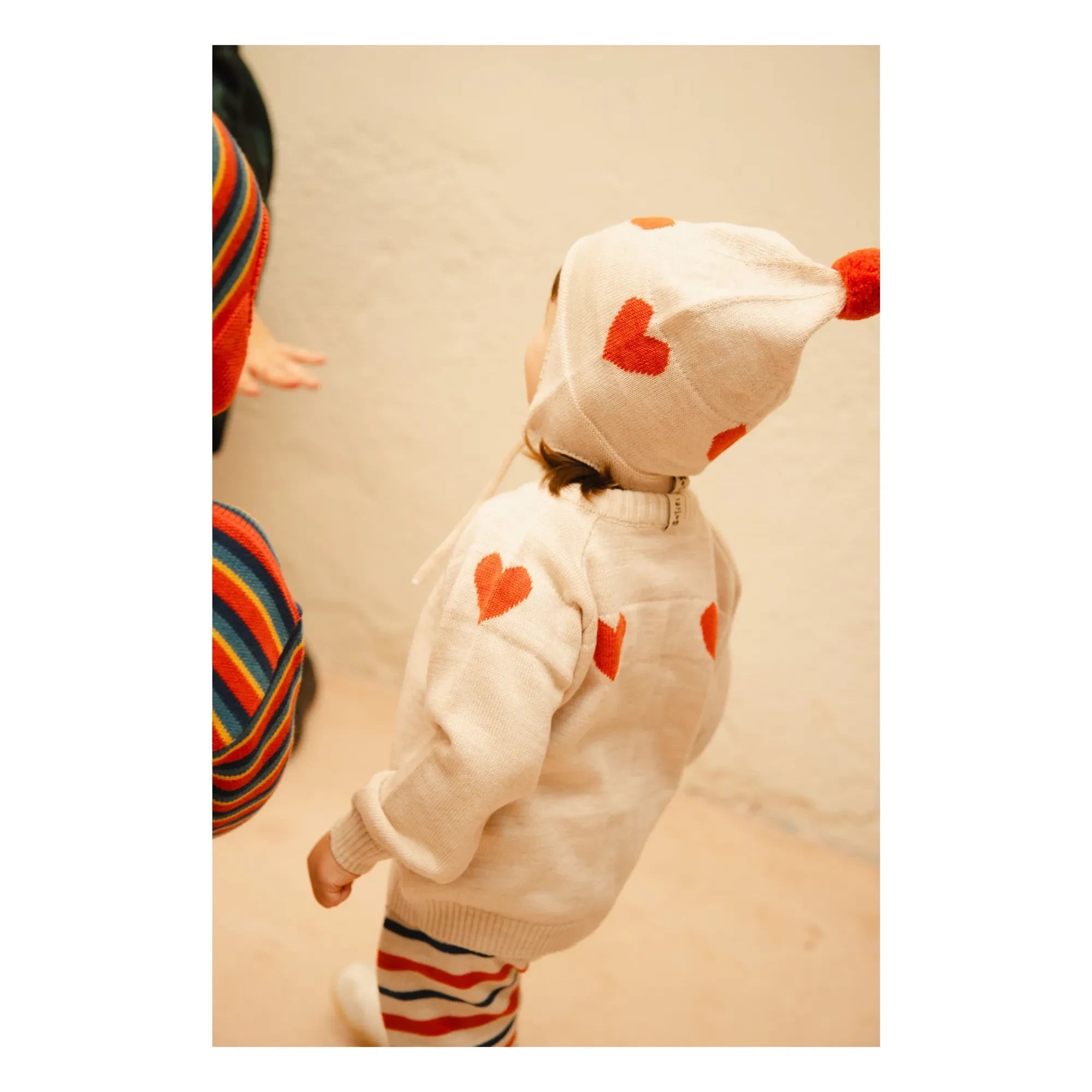 Bayiri - Dancing Hearts Merino Bere | Ecru