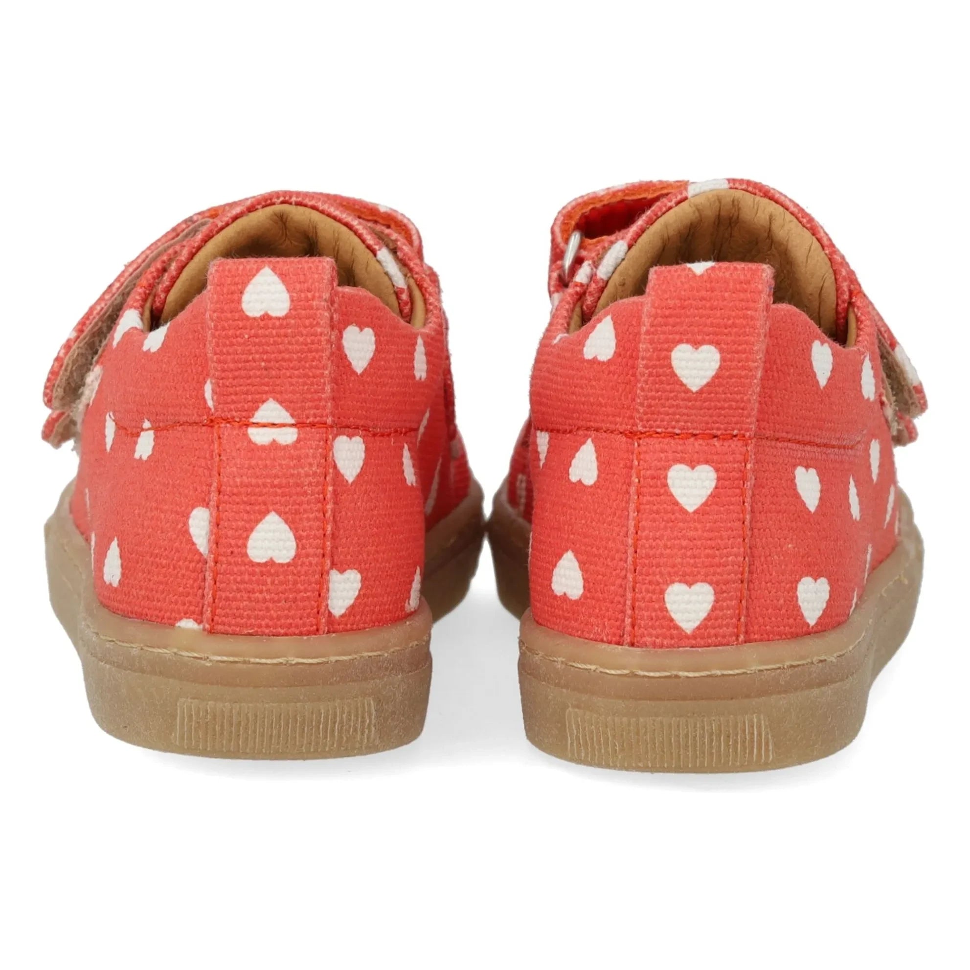 Angulus - Mini Hearts Doppelklett Sportschuhe | Rot
