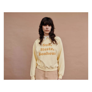 Emile et Ida - Sweat Message Organik pamuk | Mimosa