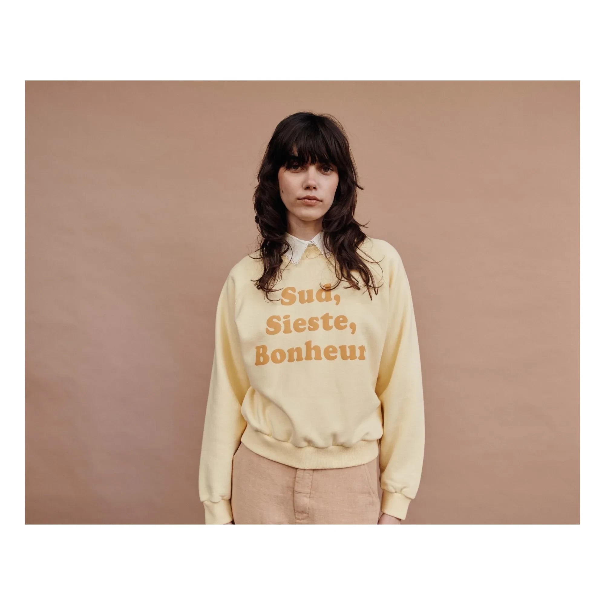 Emile et Ida - Sweat Message Organik pamuk | Mimosa