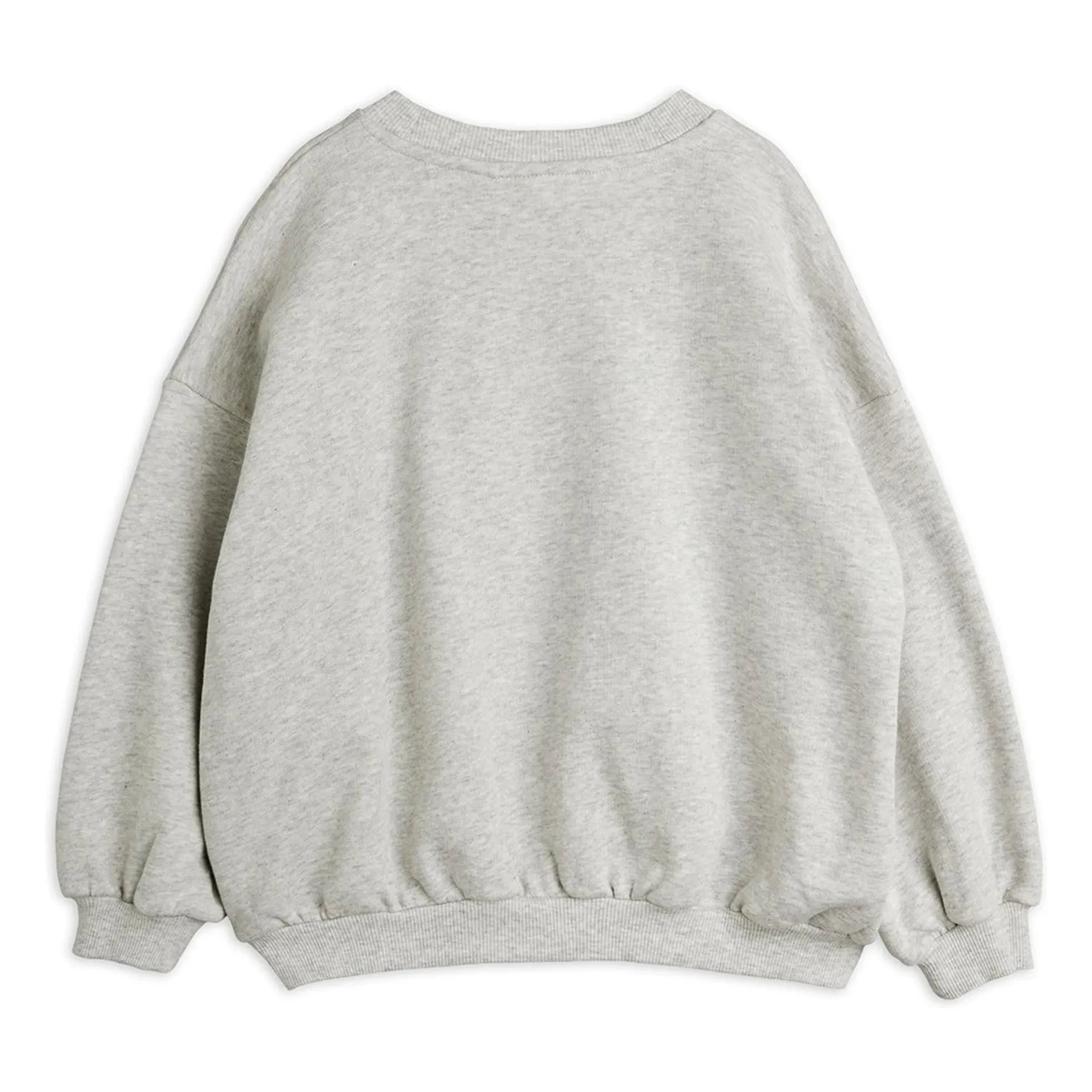 Mini Rodini - Bio-Baumwoll-Sweatshirt „Planète“ | Heather Grey