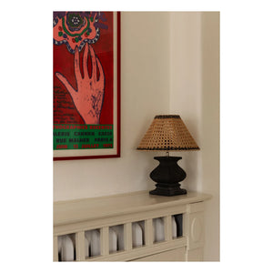 Olsson & Jensen - Shiva linen table lamp | Cream