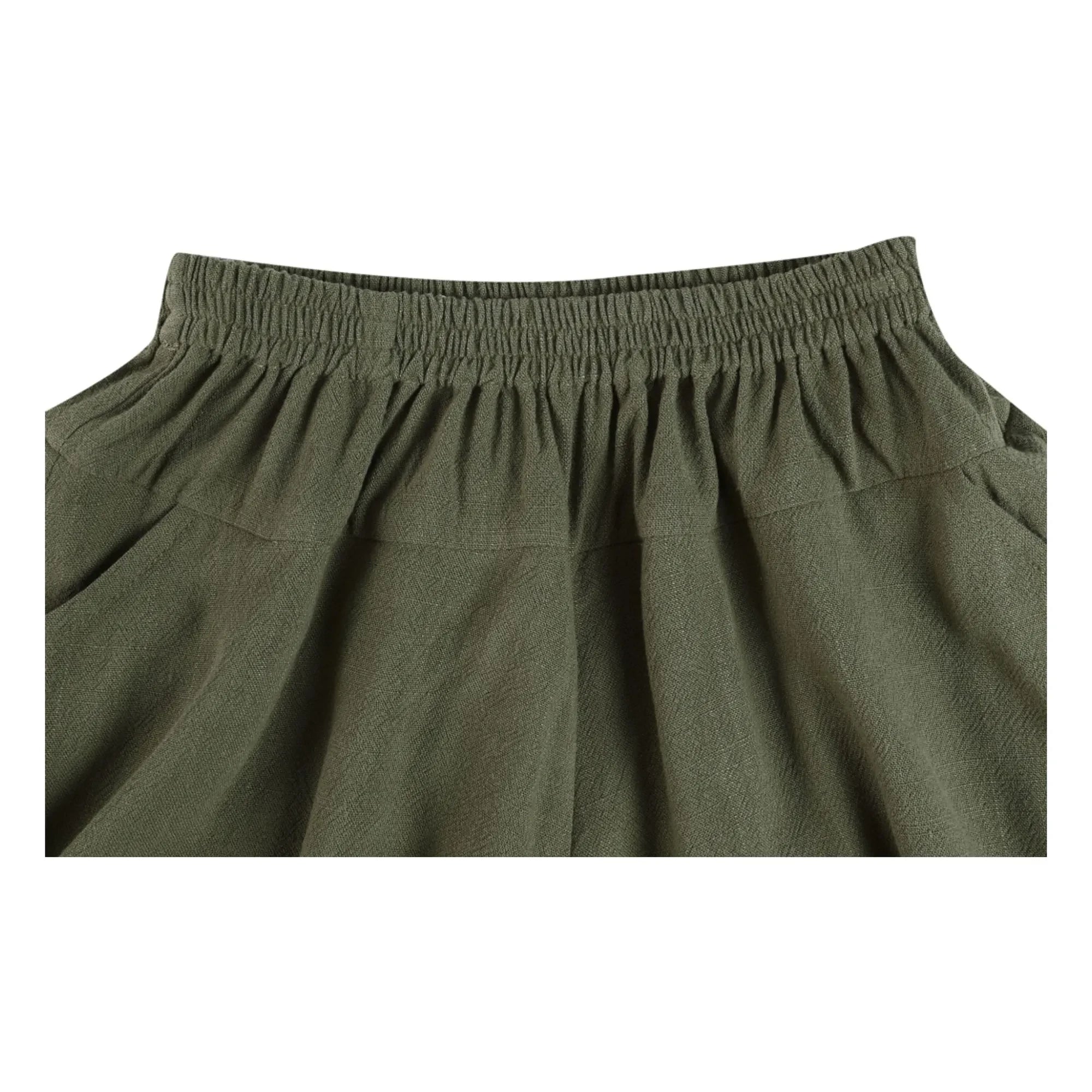 Donsje - Mazena Leinenshorts | Dunkelkhaki