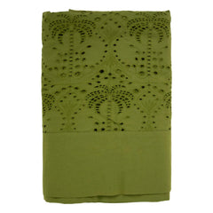 Olsson & Jensen - Brisa Palm Embroidered Tablecloth | Green