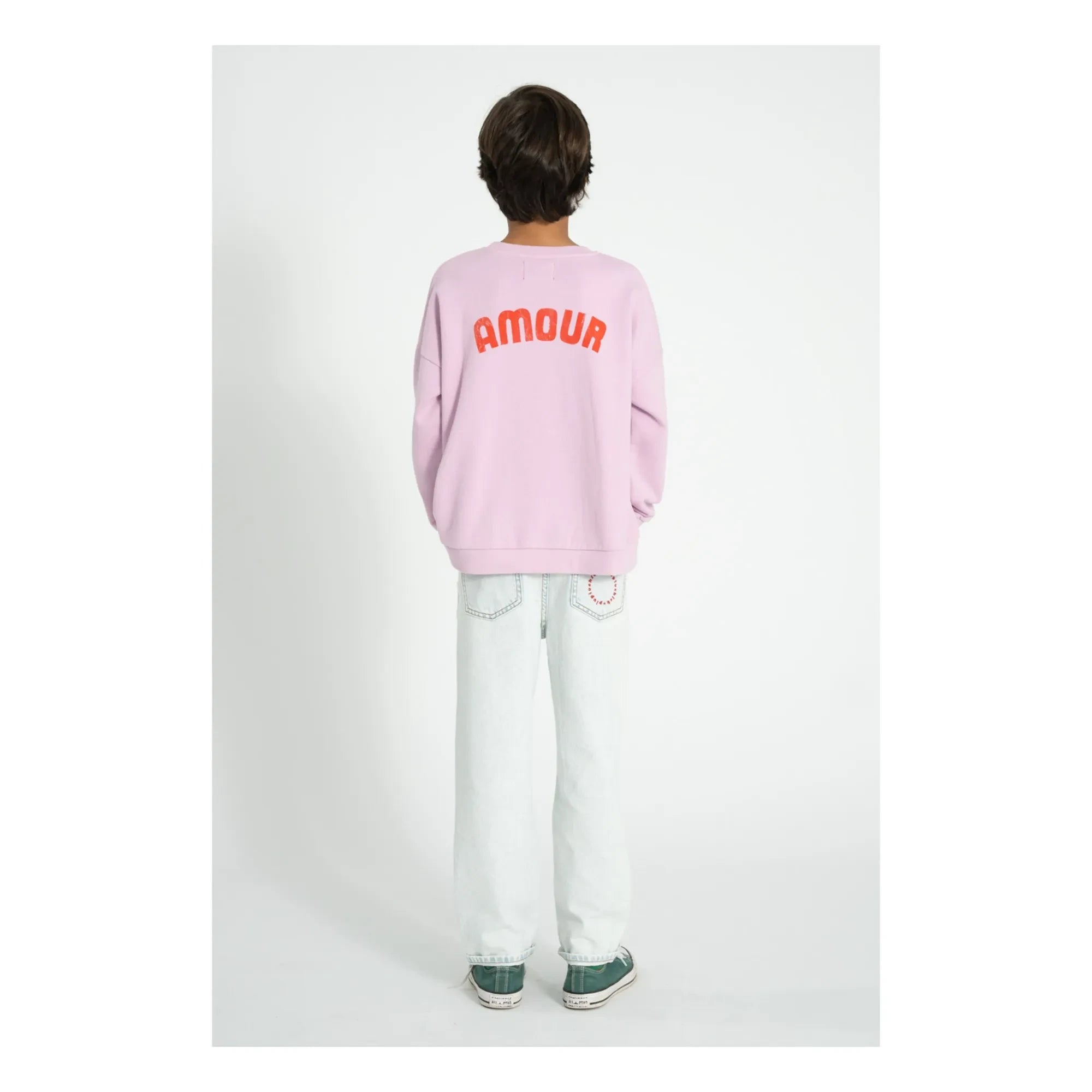 Piupiuchick - Organik Pamuklu Love Sweat | Pembe