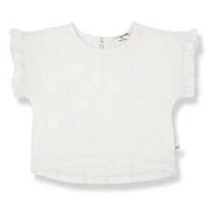 1+ in the family - Volants Campanet T-Shirt | Weiß
