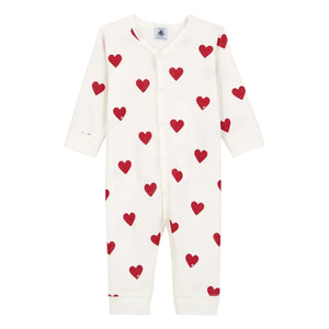 Petit Bateau - Mixo Organik Pamuk Pijama | Beyaz
