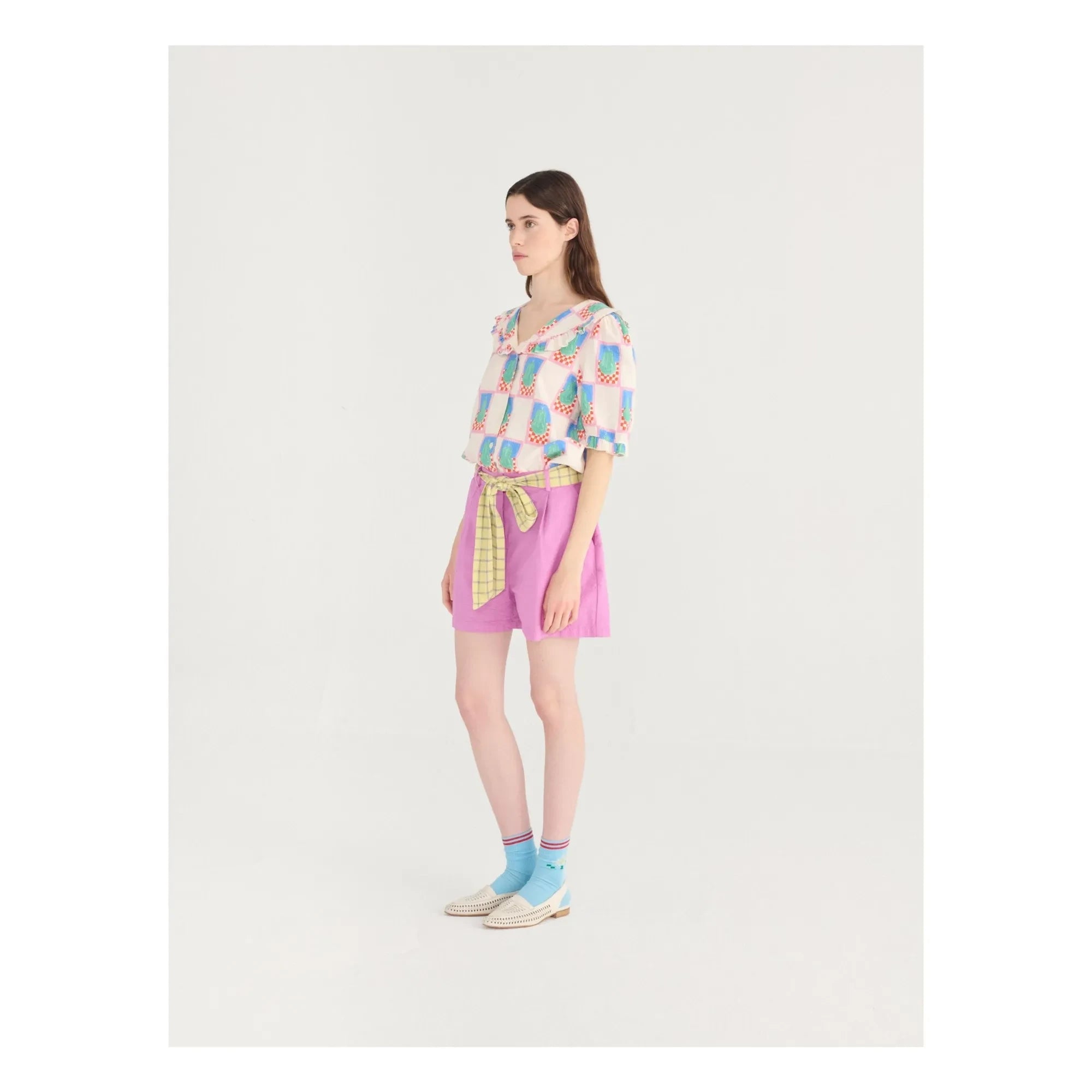 Bobo Choses - Örgü Deri Slingback | Ecru