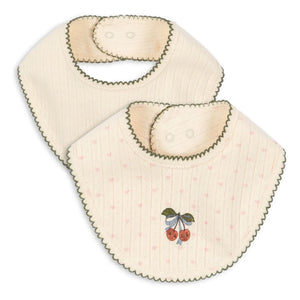 Konges Sløjd - Lätzchen mit Bandana Minnie - 2er Set | Ecru