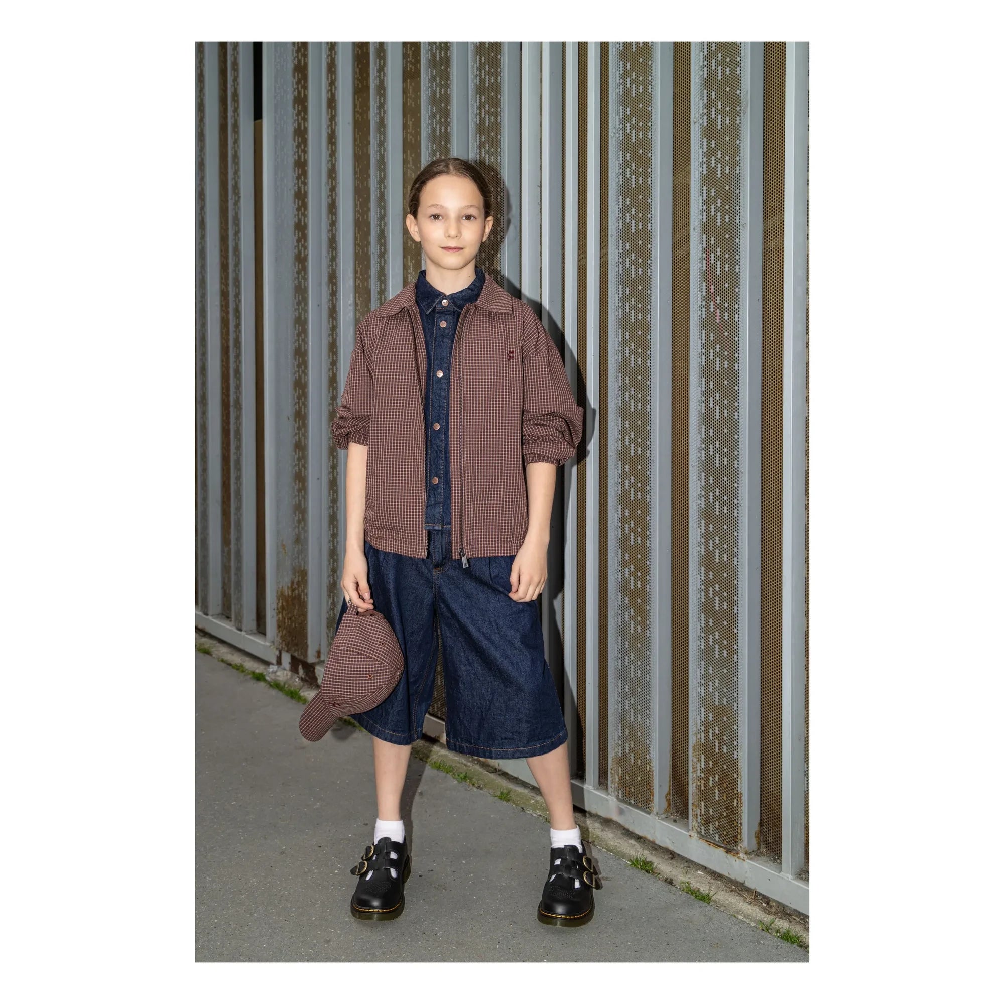 Finger in the nose - Bermuda şort Denim Tate | Koyu Mavi
