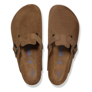 BIRKENSTOCK - Boston Clogs mit weichem Fußbett, Wildleder | Braun