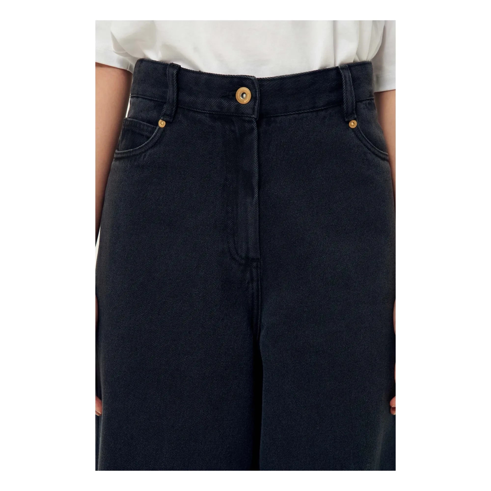 Sessùn - Jeans Dalt | Schwarz