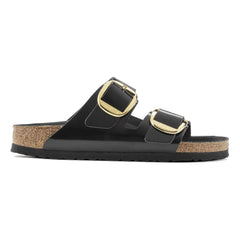 BIRKENSTOCK - Arizona Big Buckle Lackleder Sandale | Schwarz
