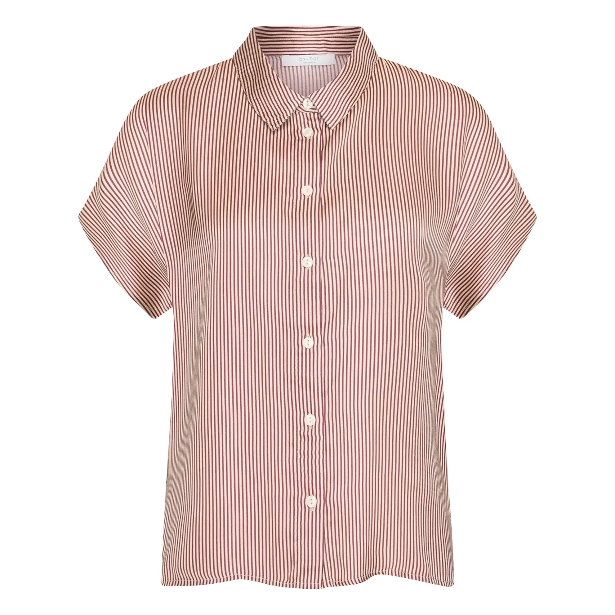 By Bar - Karly Striped Shirt | Red