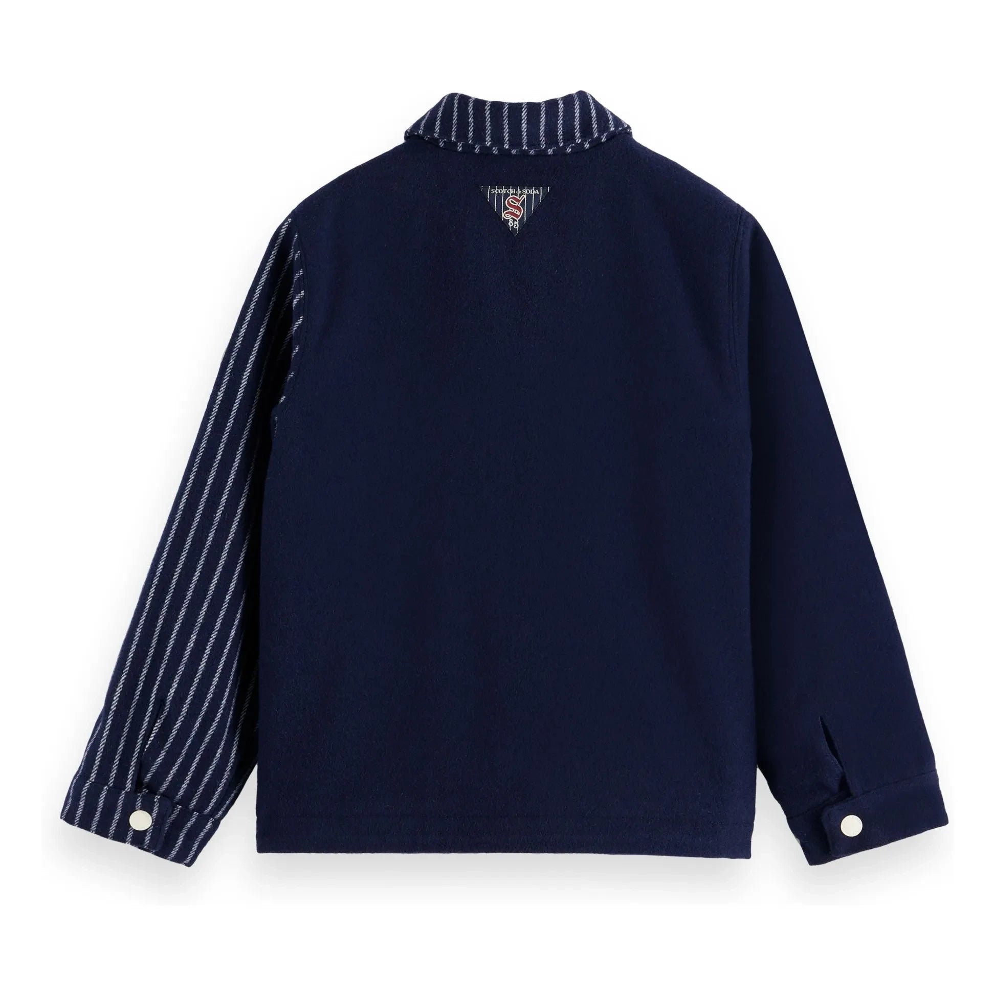 Scotch & Soda - Çizgili Coach Ceket | Lacivert