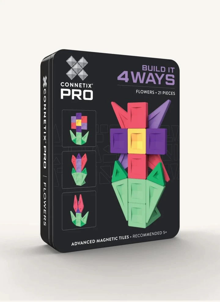 Connetix - Pro Build-it Flowers - 21 parça