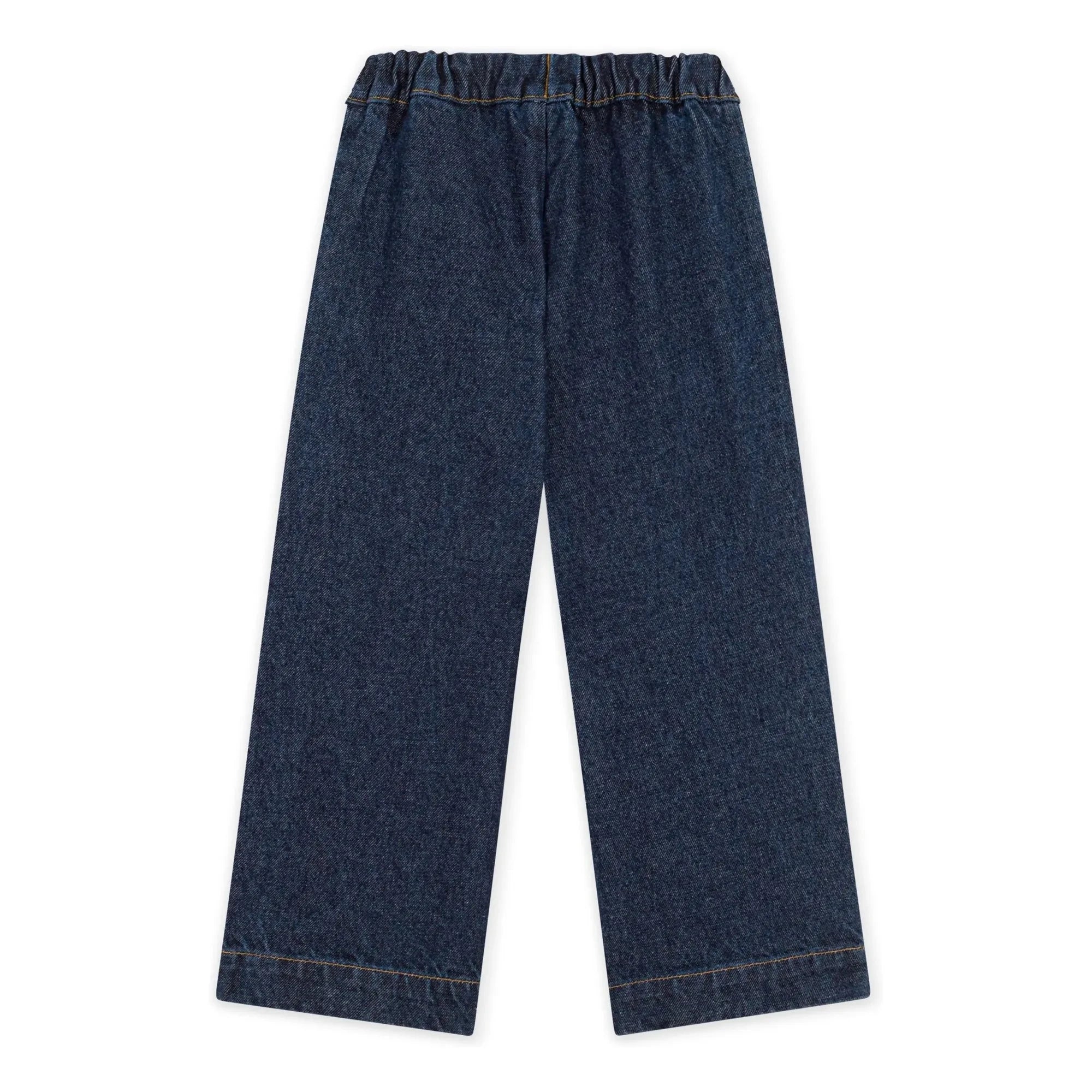 Petit Bateau - Organik Pamuklu Geniş Paça Jean | Lacivert