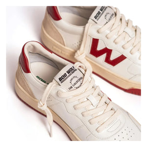 Bob Wolf - Legacy Deri ve Süet Sneakers | Kırmızı
