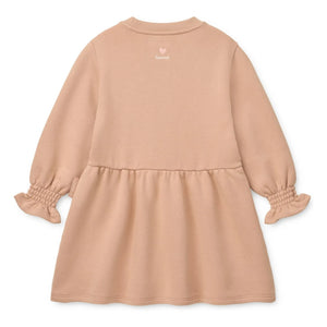 Liewood - Sweat elbise Lia Mood Organik pamuk | Pembe