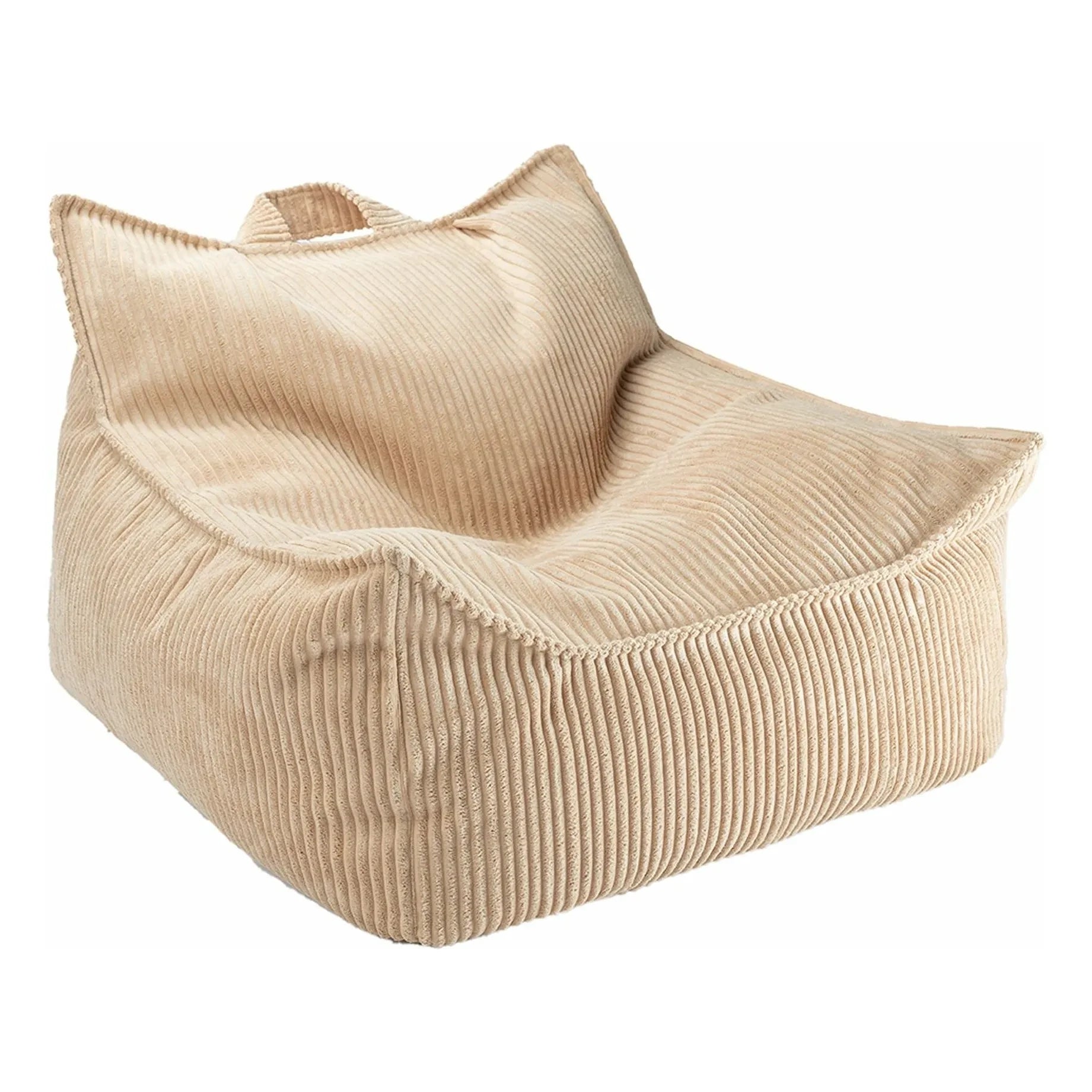 Wigiwama - Velvet armchair | Light brown