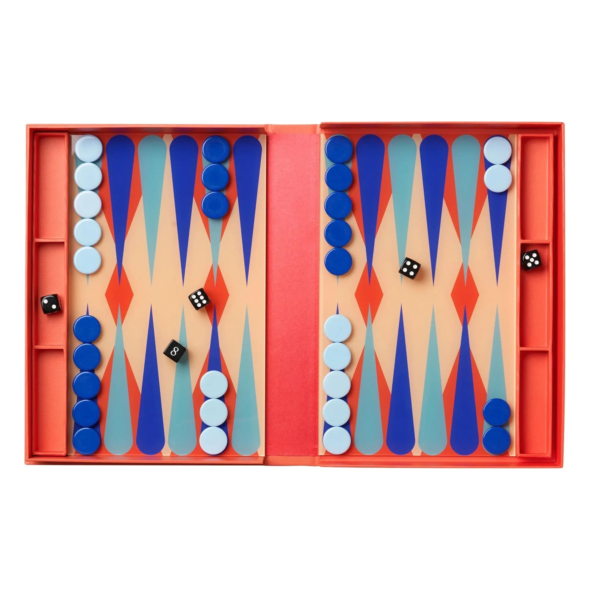 PrintWorks - Backgammon-Spiel | Rot