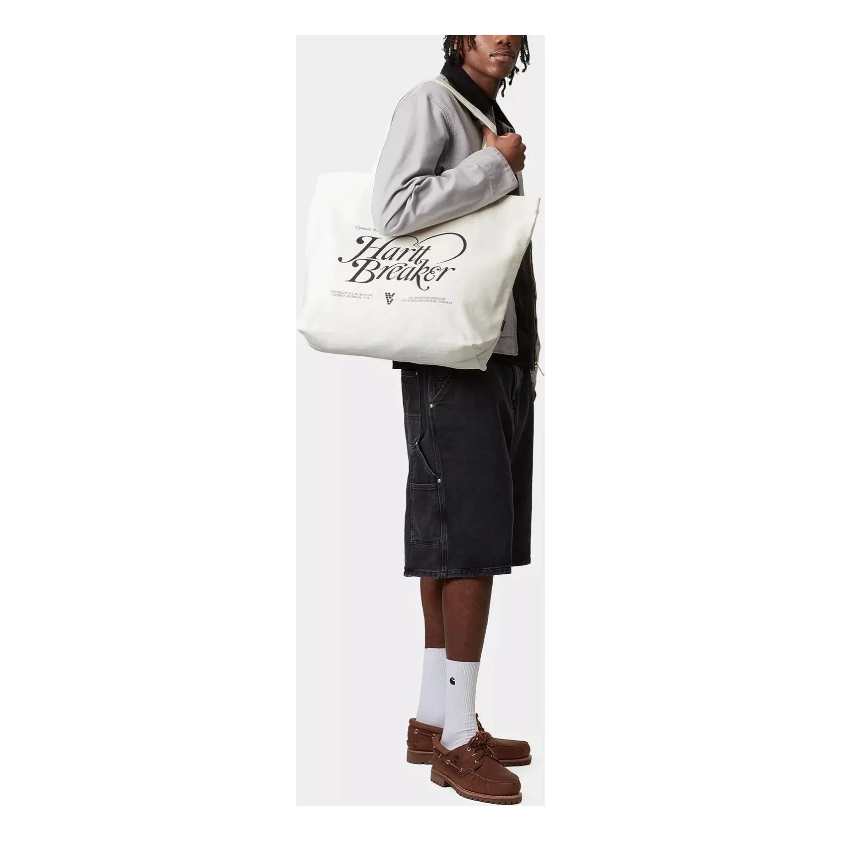 Carhartt WIP - Grafik Tote Çanta | Ecru