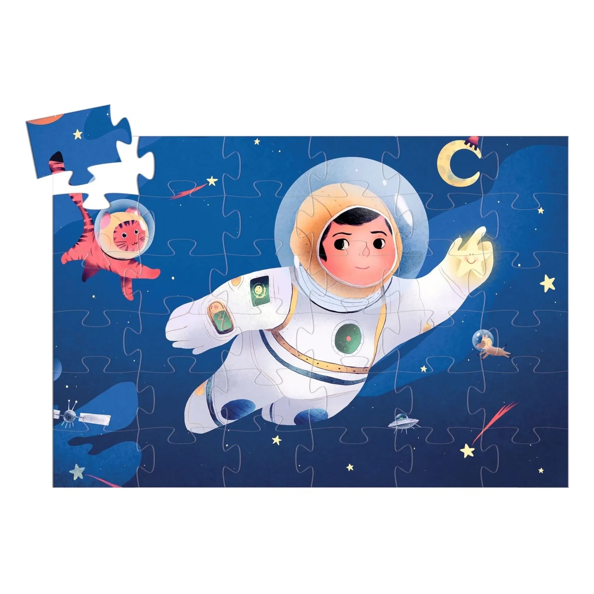 Djeco - Astronot yapboz - 36 parça