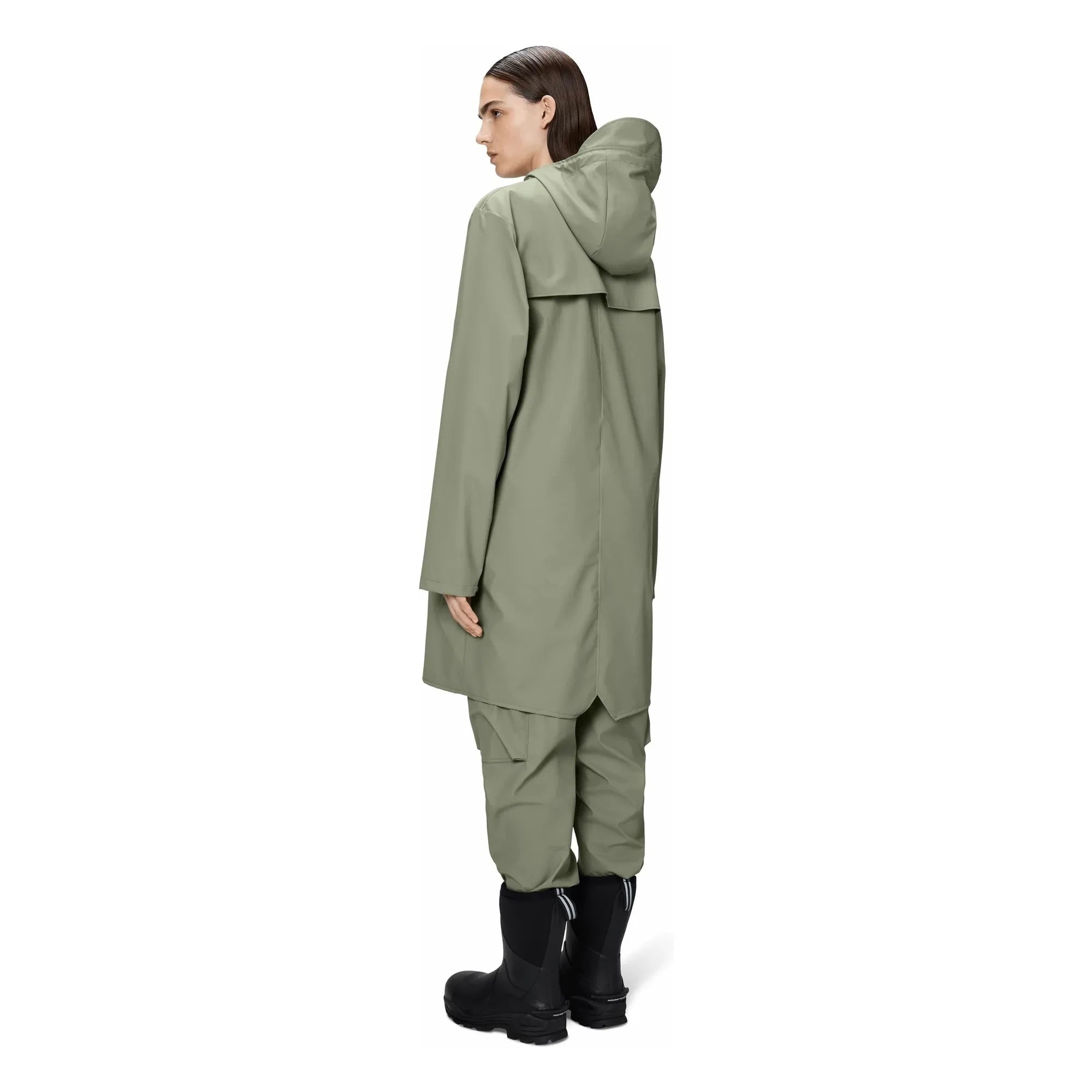 Rains – Langer Mantel W3 | Hellkhaki