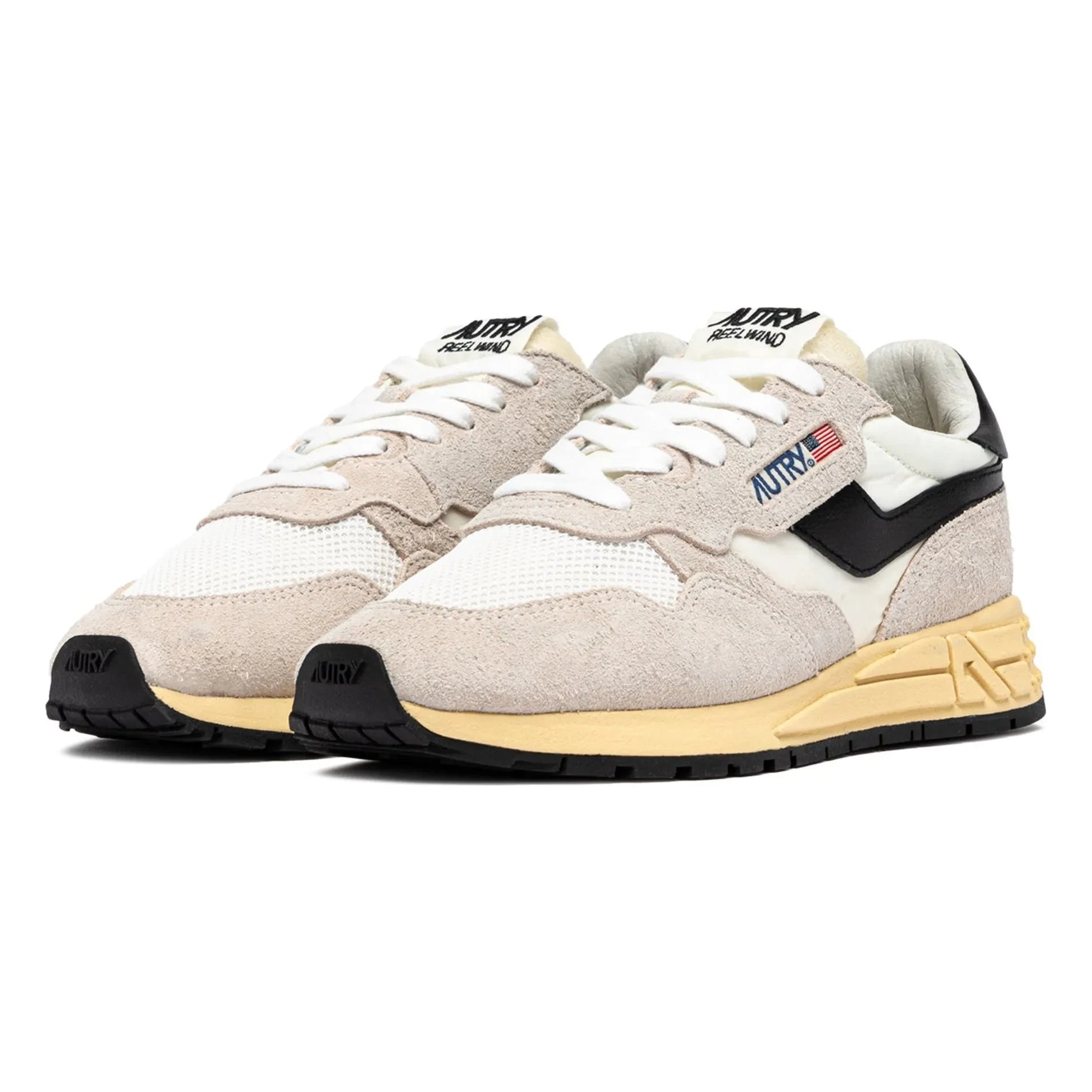 Autry - Sneaker Reelwind Low Bicolor Wildleder | Schwarz
