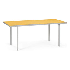Valerie Objects - Alu yemek masası, Muller Van Severen | Sarı