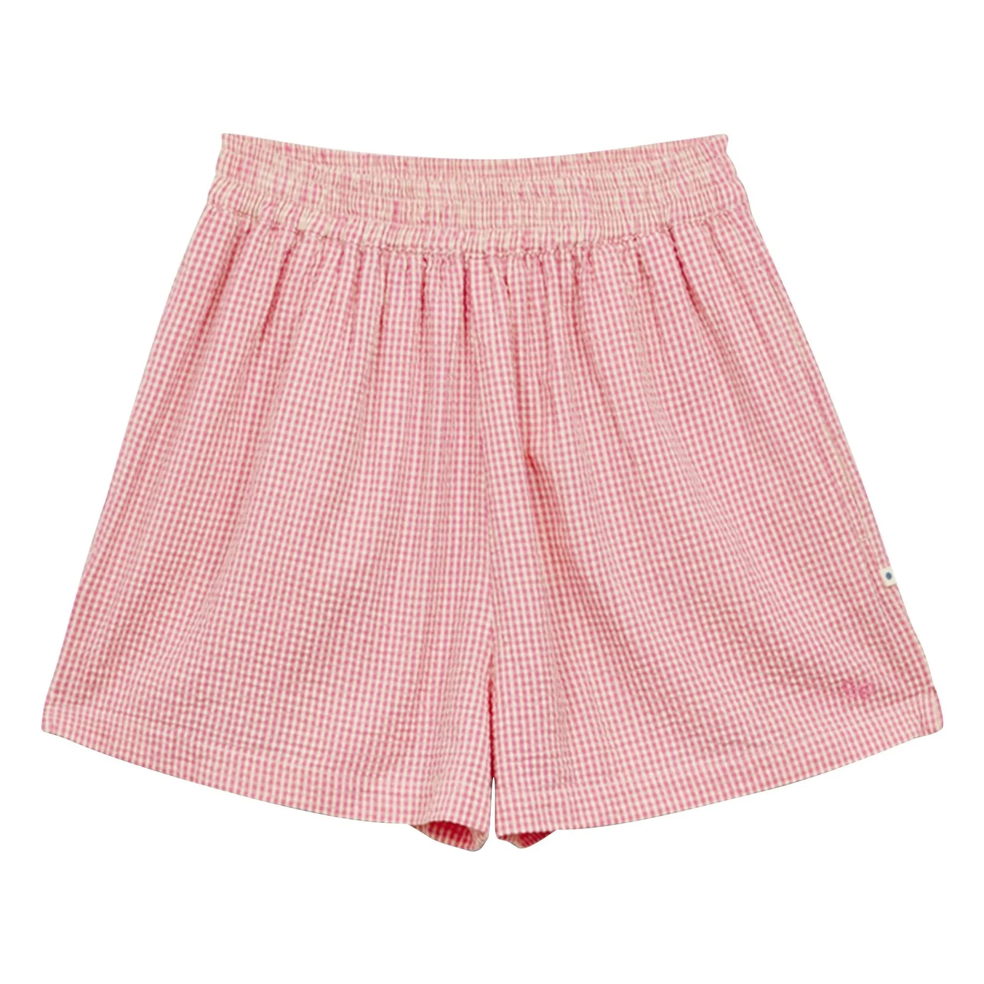 a.p - Pamuklu Gingham Şort | Pembe