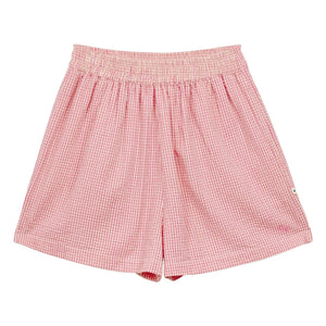 a.p - Pamuklu Gingham Şort | Pembe