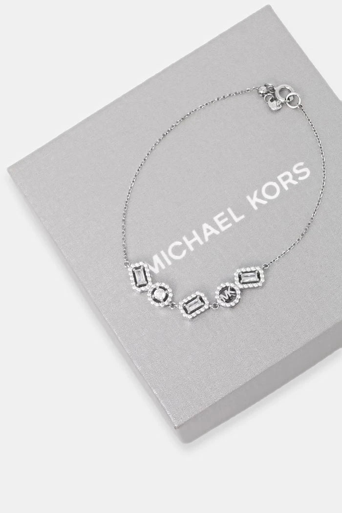 Michael Kors gümüş zirkonlu kadın bilekliği
