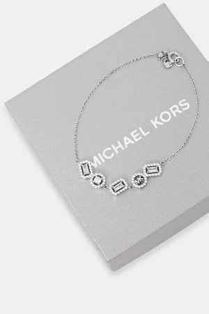 Michael Kors gümüş zirkonlu kadın bilekliği
