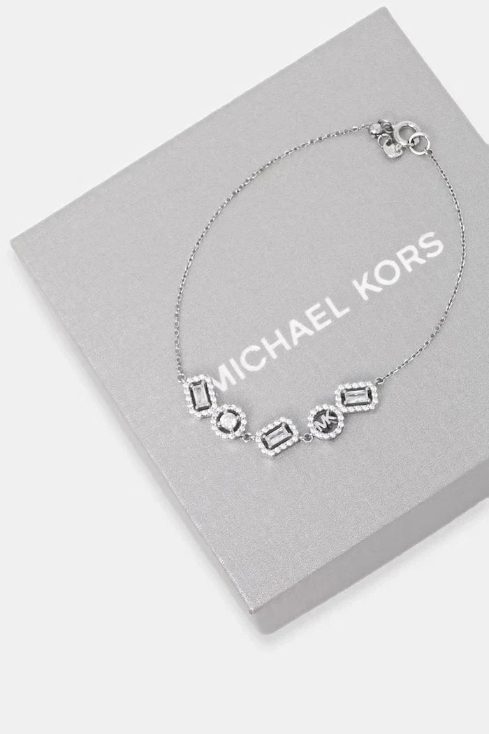 Michael Kors gümüş zirkonlu kadın bilekliği