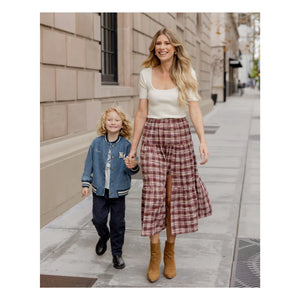 Rylee + Cru - Bomber Varsity Mini | Denim