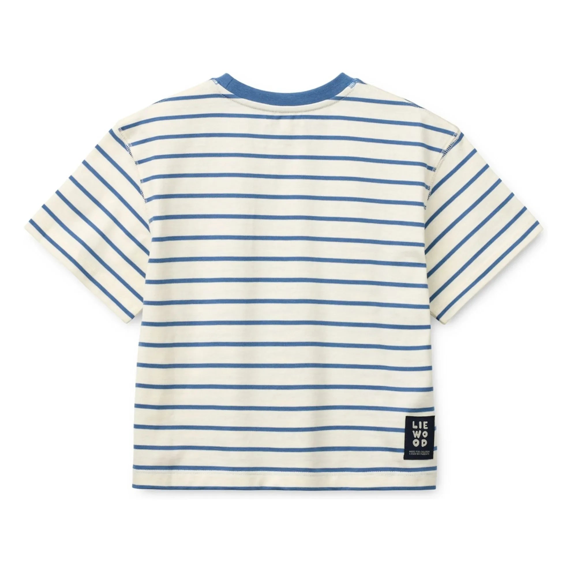 Liewood - Tyler Gestreiftes T-Shirt aus Bio-Baumwolle | Blau
