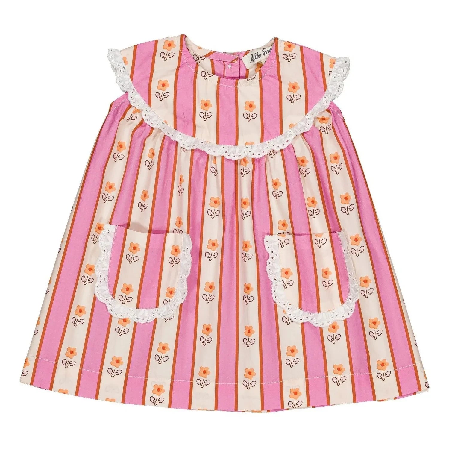 Hello Simone - Scarlett Striped Dress | Pink