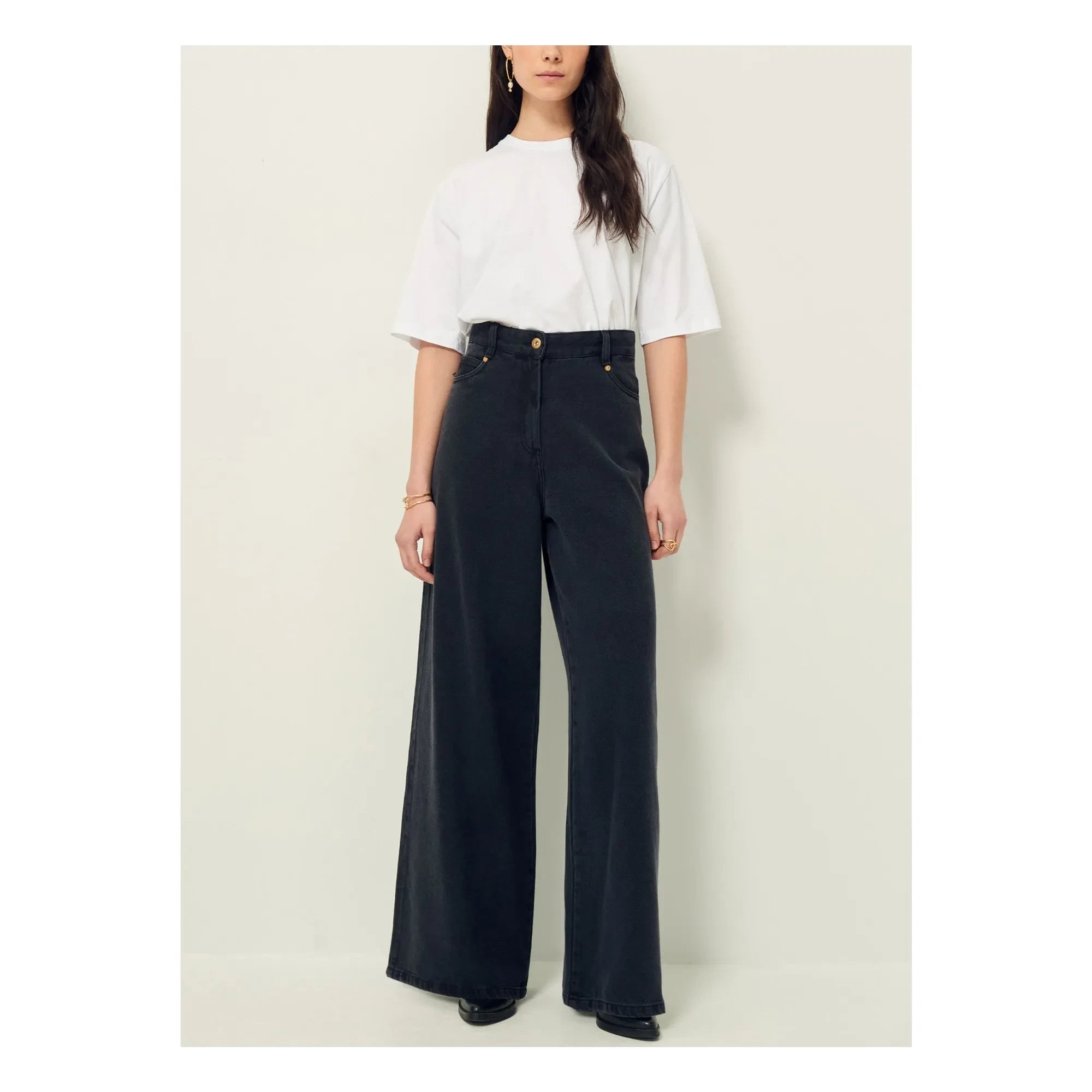 Sessùn - Jeans Dalt | Schwarz