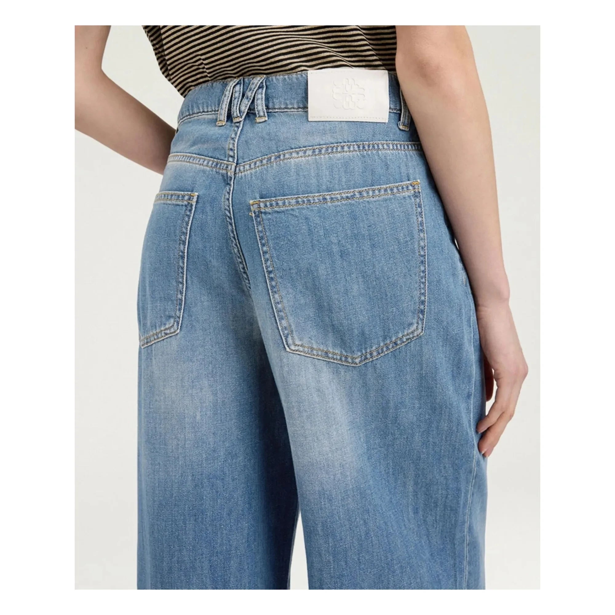 Momoni - Jean Aoki Baumwolle | Blau