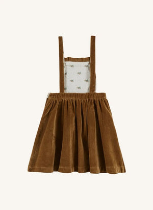 Emile et Ida - Velvet Strappy Dress | Bronze