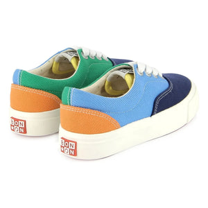 Bonton - Elastic Lace Skate Sneakers | Navy Blue