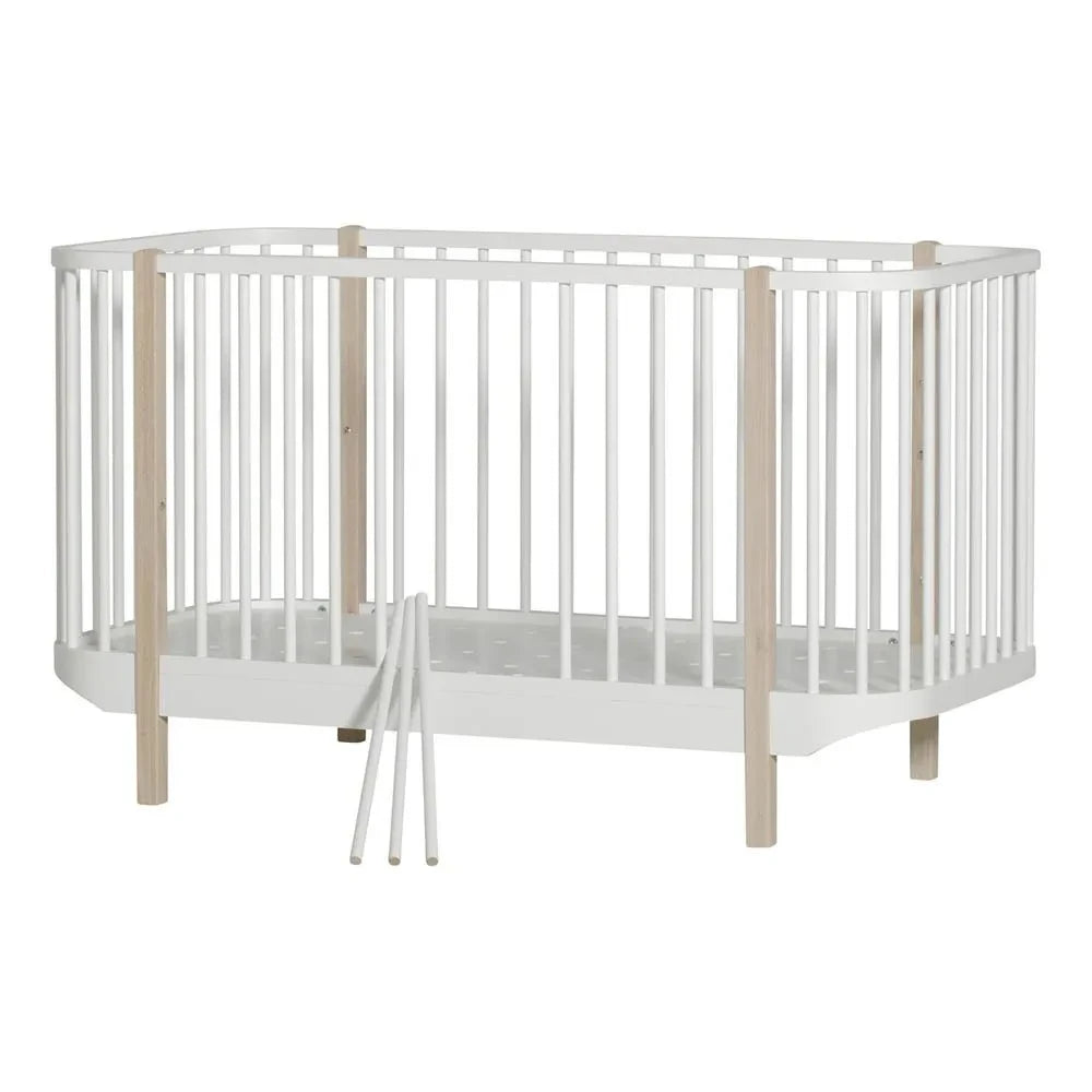 Oliver Furniture - Ahşap Uzatılabilir Karyola - 70 x 140 cm - Meşe
