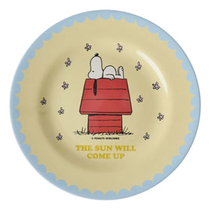 Rice - The Sun Will Come Up Melaminteller - Rice x Snoopy | Creme