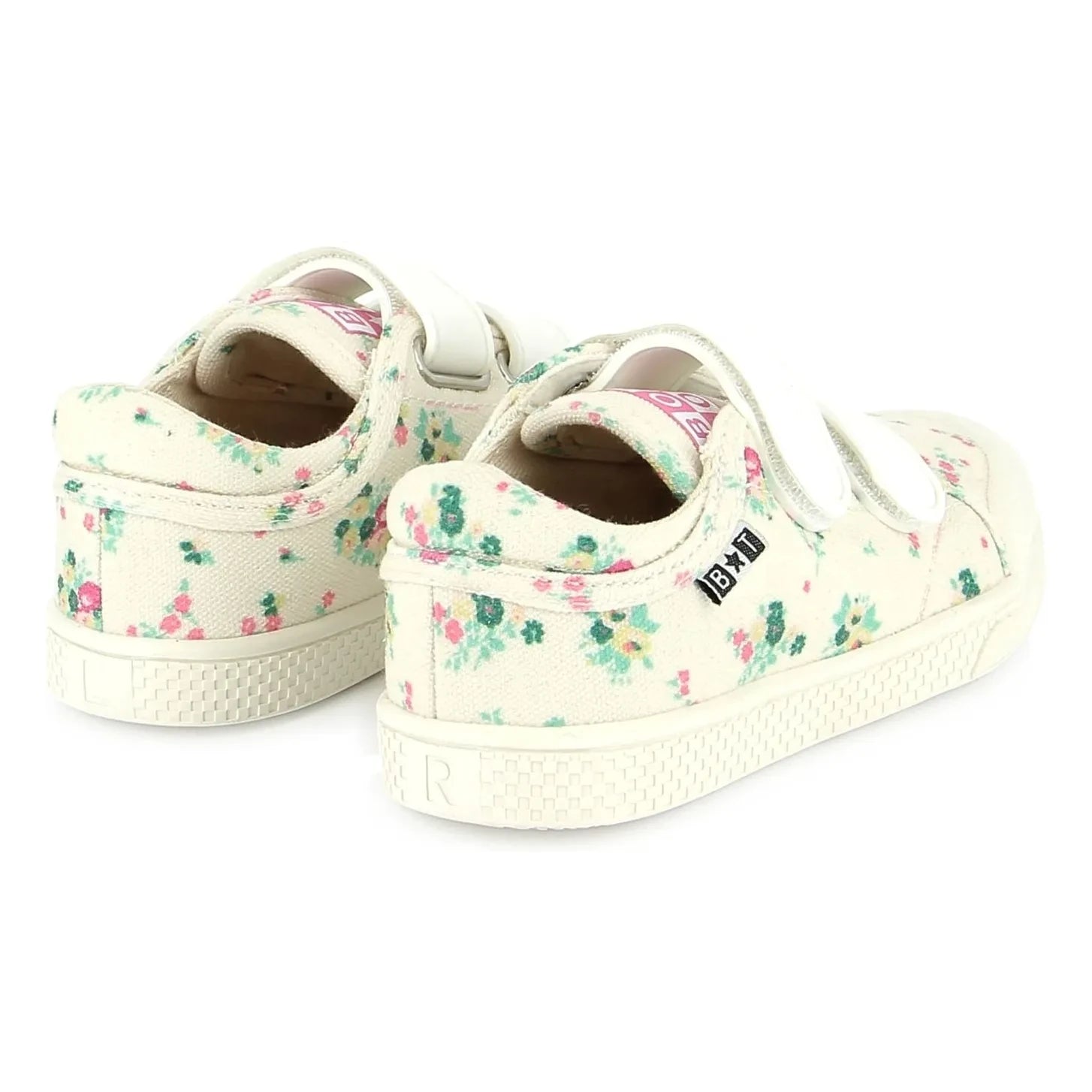 Bonton - Flowery Izy Çizik Sneakerlar | Ekru
